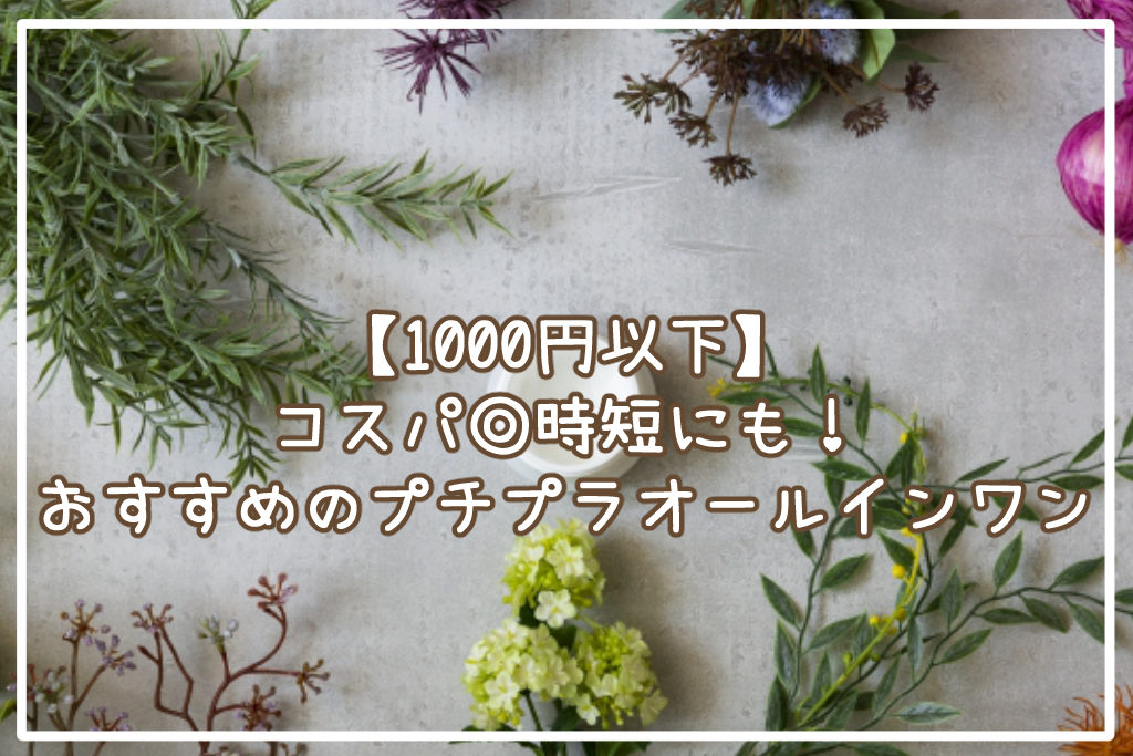 【1000円以下】コスパ◎時短にも！おすすめのプチプラオールインワンサムネイル